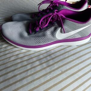 Nordstrom Gray and Purple Women's Sneakers